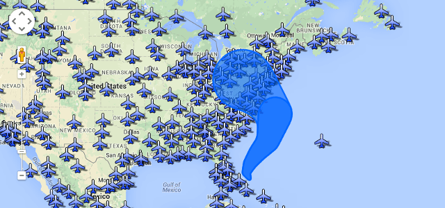 Geo Visualization - Sandy and Airports